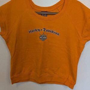 Harley-Davidson Orange Crop Top